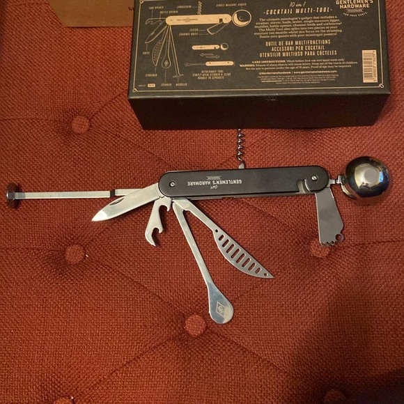 Gentleman’s Hardware Stainless Steel 10 in 1 Cocktail Multi-Tool - Picture 5 of 10